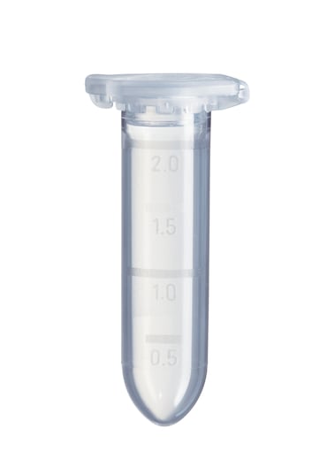 艾本德Eppendorf Safe-Lock Tubes, 2.0 mL, Biopur?生物純級, 無色, 100 個, 獨(dú)立包裝貨號 0030121597